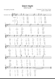 Silent Night (Stille Nacht) - Clarinet in G Major With Chords & lyrics in English & Germany - Easy