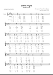 Silent Night (Stille Nacht) - Flute in E Major With Chords & lyrics in English & Germany - Easy