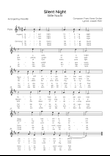 Silent Night (Stille Nacht) - Flute in D Major With Chords & lyrics in English & Germany - Easy