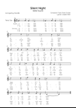Silent Night (Stille Nacht) - Soprano Sax in Bb Major With Chords & lyrics in English & Germany Easy