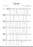 Silent Night (Stille Nacht) - Soprano Sax in D Major With Chords & lyrics in English & Germany Easy