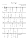 Silent Night (Stille Nacht) - Trumpet in D Major With Chords & lyrics in English & Germany - Easy