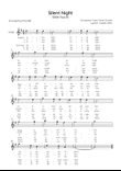 Silent Night (Stille Nacht) - Trumpet in G Major With Chords & lyrics in English & Germany - Easy