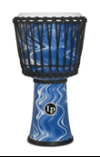 Lp 10-inch Rope Tuned Circle Djembe With Perfect-pitch Head - Blue Marble