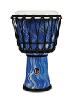 LP 7-inch Rope Tuned Circle Djembe with Perfect-Pitch head - Blue Marble