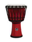 LP 7-inch Rope Tuned Circle Djembe with Perfect-Pitch head - Red