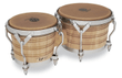 LP LP201A-3 7-1/4“ and 9” Bongos - Natural with Chrome Hardware