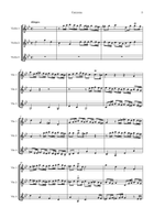 Trio Sonata No 1 in G Minor String Trio scores gallery preview page 3