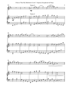 I Know That My Redeemer Lives! Duet for Bb Soprano Saxophone and Harp Soprano Saxophone scores gallery preview page 3