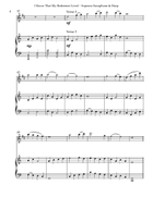 I Know That My Redeemer Lives! Duet for Bb Soprano Saxophone and Harp Soprano Saxophone scores gallery preview page 4
