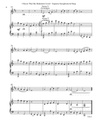 I Know That My Redeemer Lives! Duet for Bb Soprano Saxophone and Harp Soprano Saxophone scores gallery preview page 6