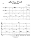 After And What? for String Orchestra