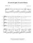 O Lord of Light, O Lord of Grace (Duet for Tenor and Bass solo)