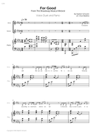 For Good High Voice scores gallery preview page 3