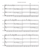 Everybody Wants To Rule The World Brass Quartet scores gallery preview page 3