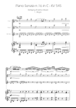 Sonata No. 16 in C Major KV 545 - Allegro - Flute Trio
