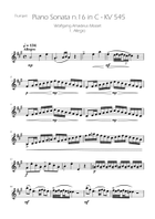 Sonata No. 16 in C Major KV 545 - Allegro - Brass Trio Brass Trio scores gallery preview page 5