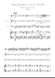 Sonata No. 16 in C Major KV 545 - Allegro - Woodwind Trio