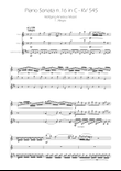 Sonata No. 16 in C Major KV 545 - Allegro - Woodwind Trio
