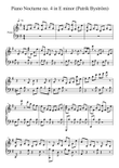 Piano Nocturne no.4 in E minor