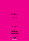 Brahms-Sulima,in A Major