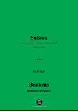 Brahms-Sulima,in B Major