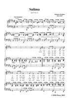 Brahms-Sulima,in B Major Piano, Vocal scores gallery preview page 3