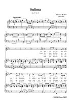 Brahms-Sulima,in E flat Major Piano, Vocal scores gallery preview page 3