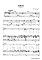 Brahms-Sulima,in E Major Piano, Vocal scores gallery preview page 3