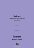 Brahms-Sulima,in G Major