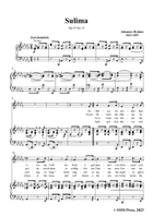 Brahms-Sulima,in D flat Major Piano, Vocal scores gallery preview page 3