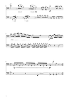 Sonata No. 16 in C Major KV 545 - Allegro - Cello Duet String Duet scores gallery preview page 6