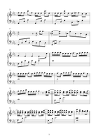 Dream Piano Solo scores gallery preview page 3