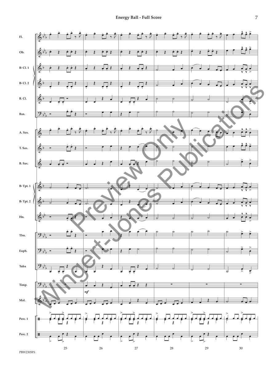 Energy Ball (Bundled Set) Concert Band - Sheet Music page 8