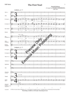 The First Noel (Class Set) Concert Band scores gallery preview page 4