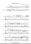 Chanson de Matin for Cello and Baritone Saxophone Duet