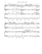 I Want Jesus to Walk With Me 1 Piano, 4-Hands scores gallery preview page 4