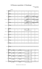 12 Danzas españolas, Op. 37: 3. Fandango Full Orchestra scores gallery preview page 3