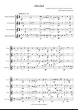 Alcohol for saxophone quartet