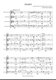 Alcohol for recorder quartet