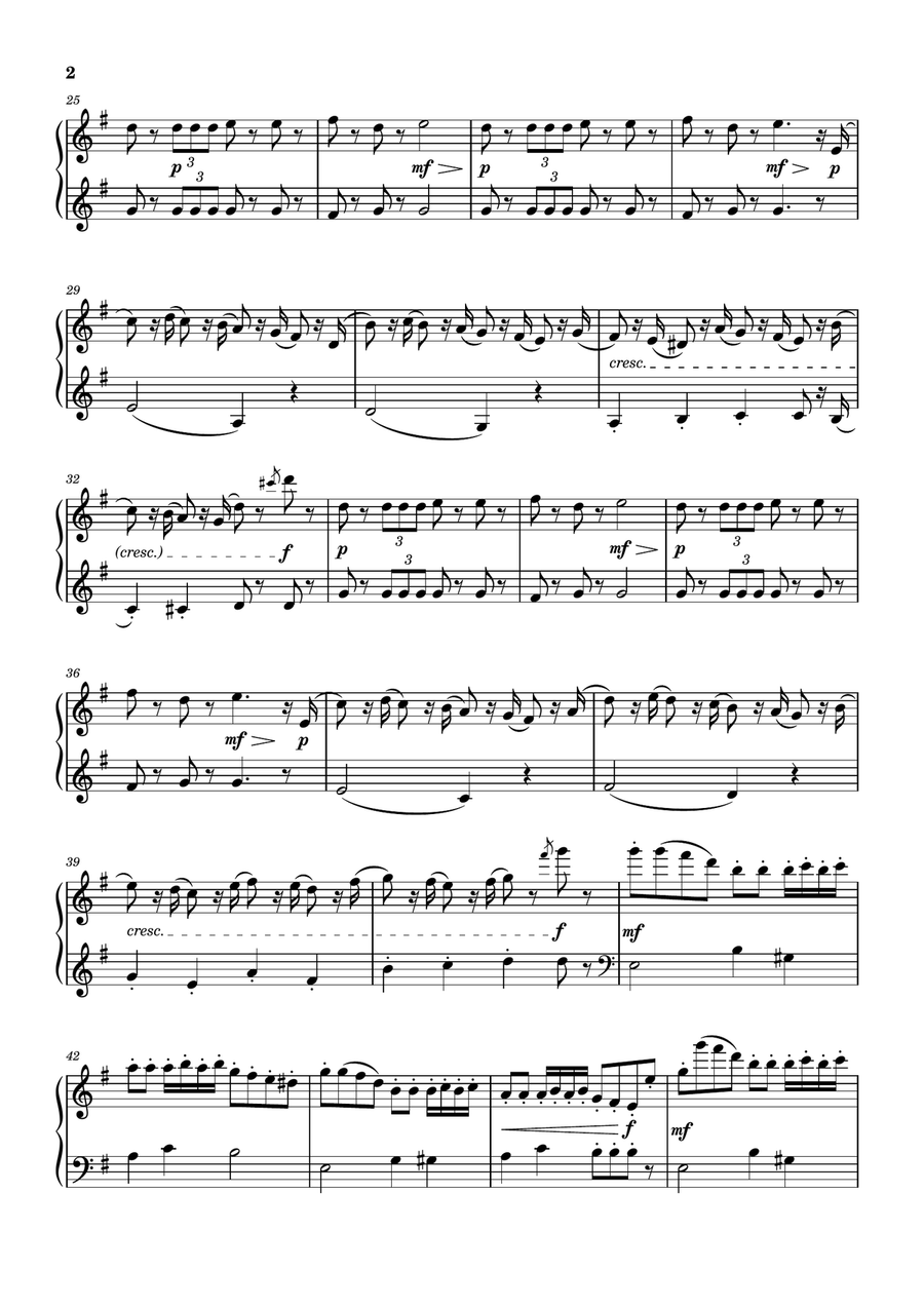 The Nutcracker by Peter Ilyich Tchaikovsky Easy Piano - Digital Sheet Music page 2
