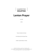 Lenten Prayer 4-Part scores gallery preview page 3