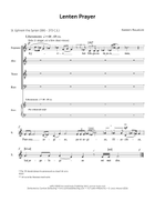 Lenten Prayer 4-Part scores gallery preview page 5
