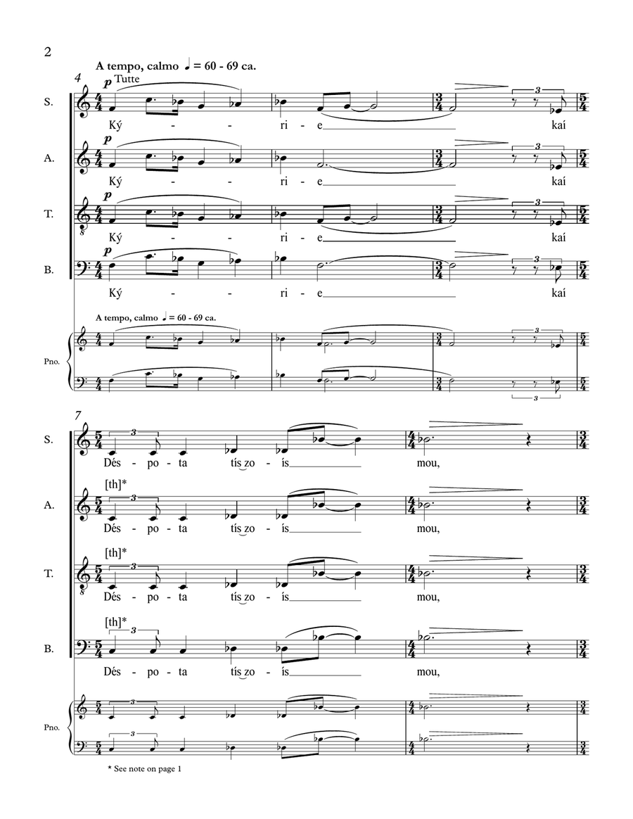 Lenten Prayer 4-Part - Digital Sheet Music page 6
