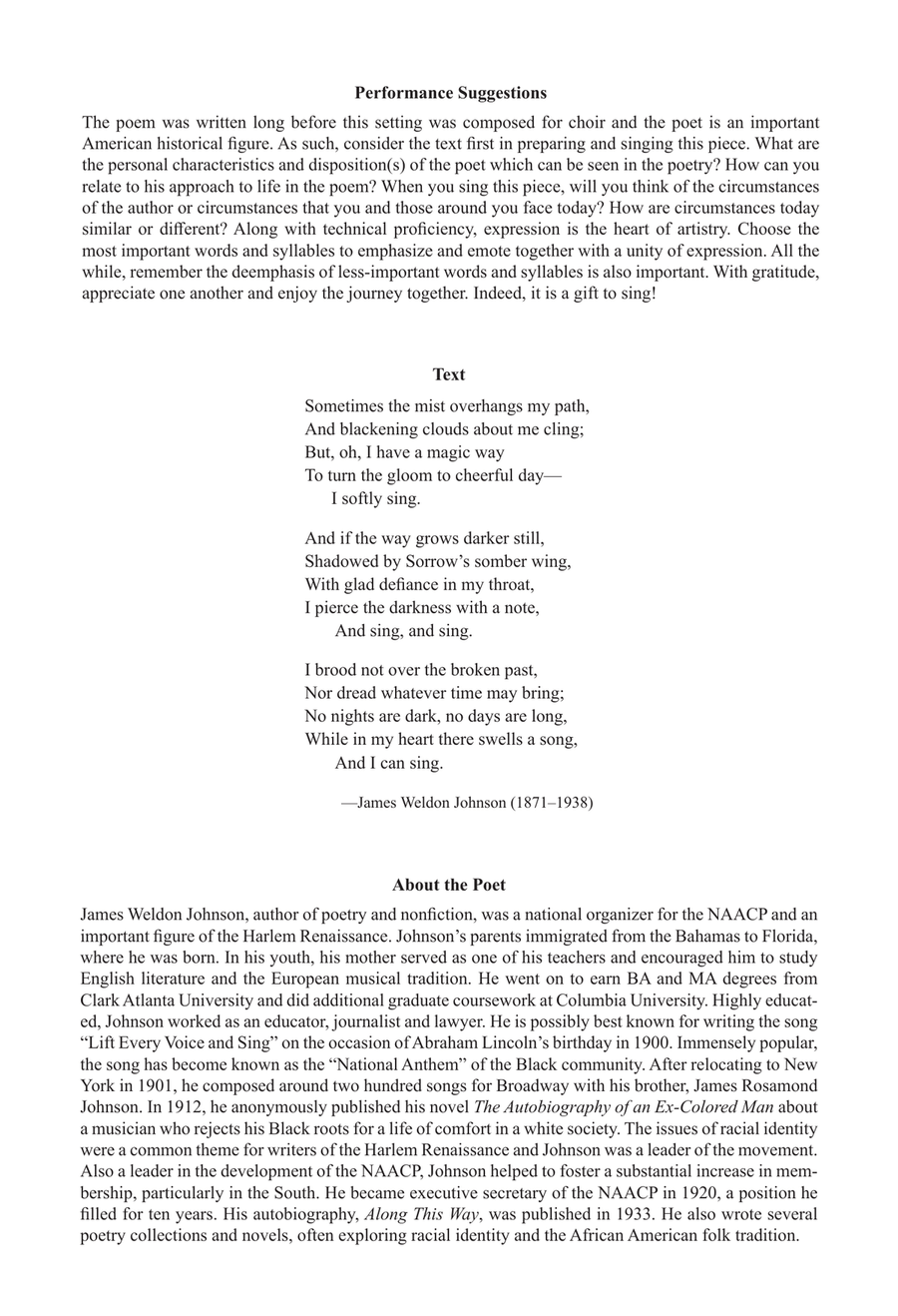 The Gift to Sing (Choral Score) Divisi - Digital Sheet Music page 2