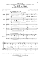 The Gift to Sing (Choral Score) Divisi scores gallery preview page 3