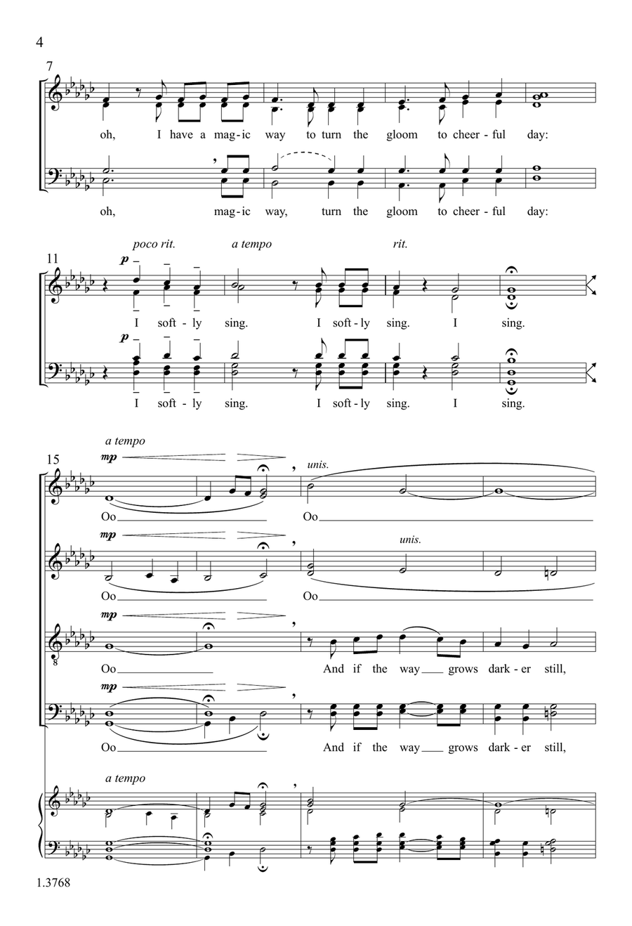 The Gift to Sing (Choral Score) Divisi - Digital Sheet Music page 4