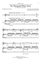 Ten Thousand Miles Away TTBB scores gallery preview page 3