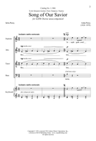 Song of Our Savior (Choral Score) 4-Part scores gallery preview page 3