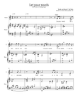 Let Your Words (A choral blessing)